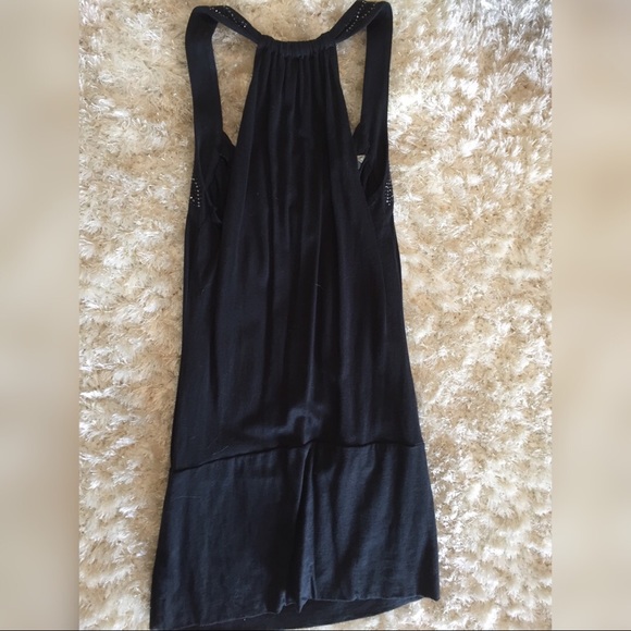 Express Long Glam Racerback V Neck Tunic - Picture 2 of 4